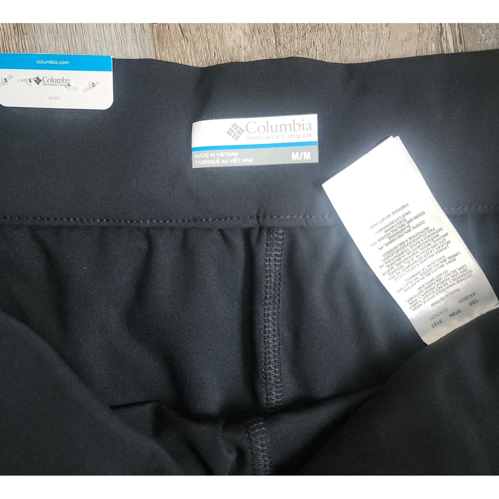 Columbia Anytime Casual Skort Womens Medium Black Active Cinch Sides XK3835 NEW - Picture 2 of 6